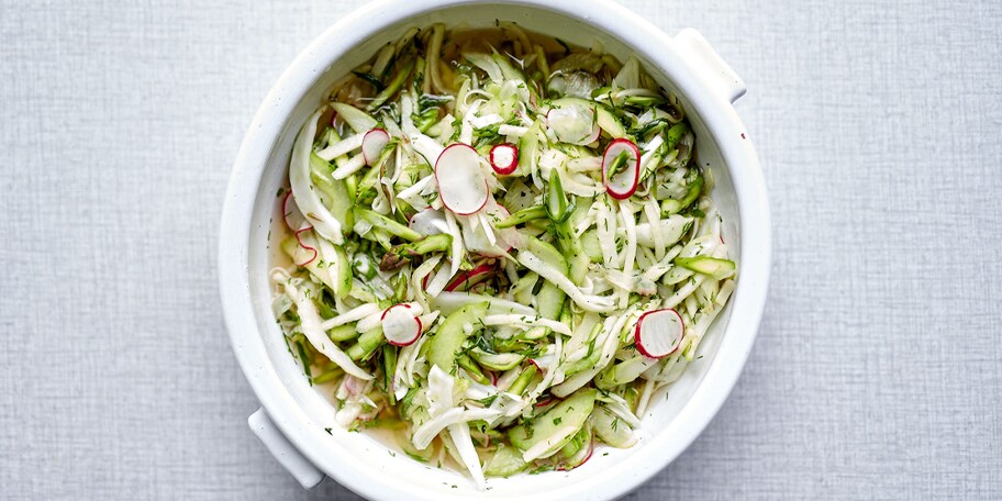 Pickels met groene appel