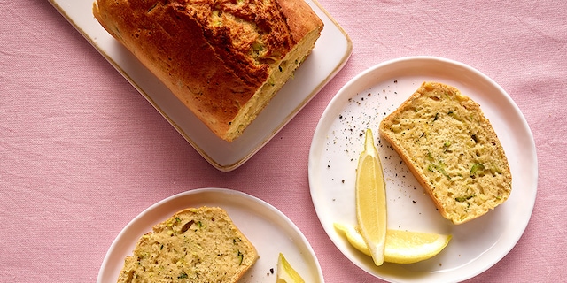 Cake aux courgettes et au comté