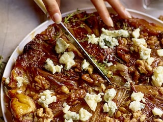 Tatin de chicons au roquefort