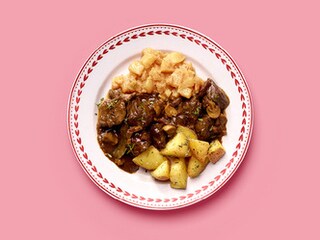 Carbonnades et compote de pommes la totale en 30 minutes (+ 2h30 de mijotage)