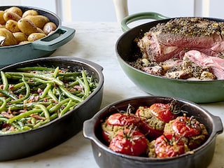 Gigot d’agneau en croûte d’herbes