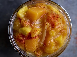 Pompoen- en mangochutney