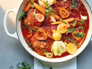 Ossobuco met lentegroenten