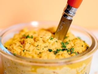 Rilettes van zalm met boter