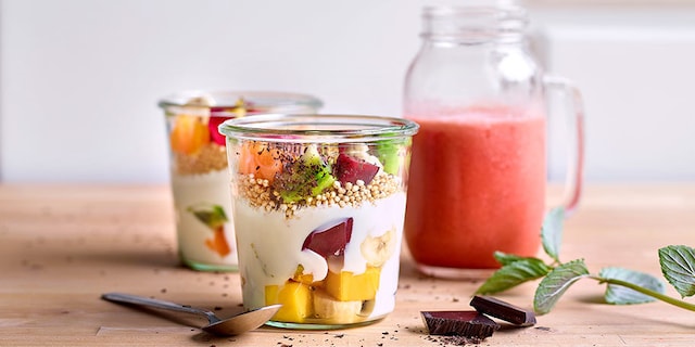 Plezierige fruitsalade