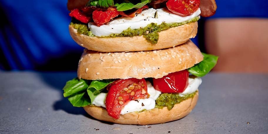 Bagel BLT à l’italienne