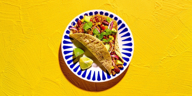 Taco à la viande hachée