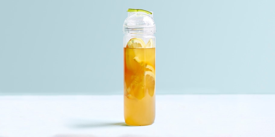 cocktail pêche et citron