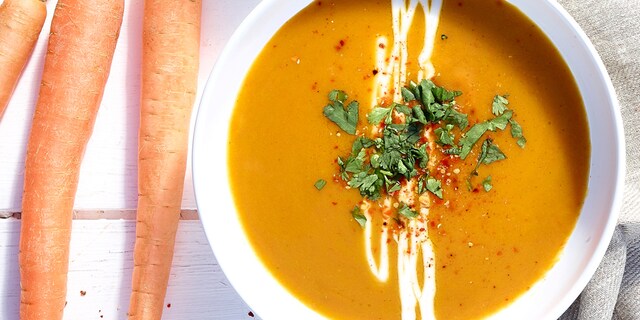 Soupe aux carottes et à l'orange
