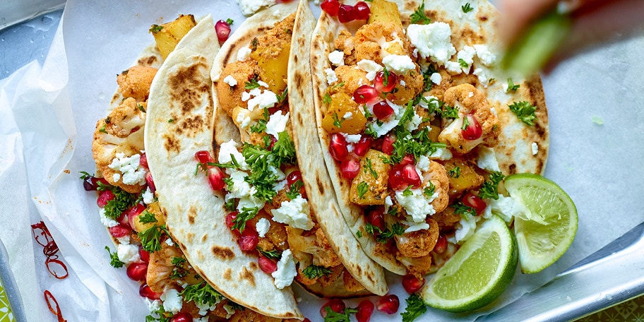 Tacos de chou-fleur épicés