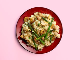 Risotto (aux champignons et aux asperges vertes)