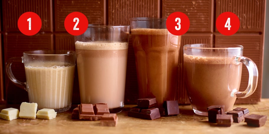 Chocolat chaud (Sweet Monkey Business, Jaffa, Aztec ou Classic Extra)