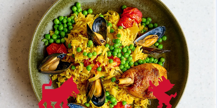 Riz sauté façon paella