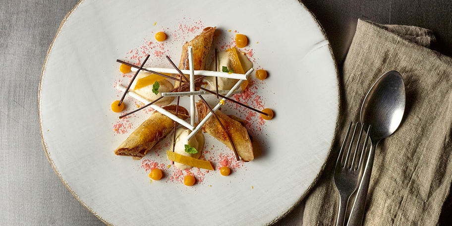 Crêpes mikado à l’orange