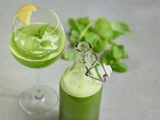 Sirop d’herbes fraîches