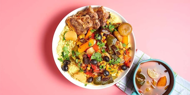 Couscous aux côtelettes d’agneau