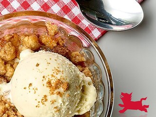 Crumble aux pommes et spéculoos