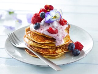 Crêpes à la banane avec Arla Skyr