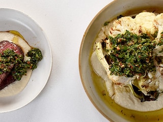 Hummus van witte bonen