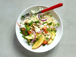 Rijstsalade met feta