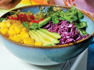 Californian buddha bowl met quinoa
