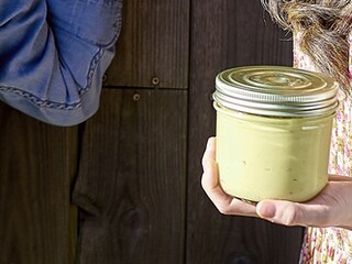 Hummus van kikkererwten met limoen
