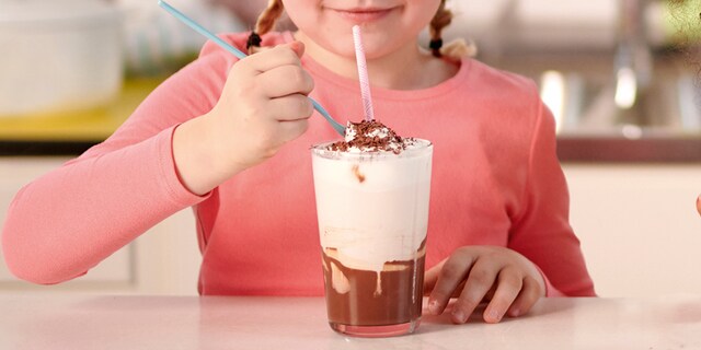 Milk-shake Dame Blanche