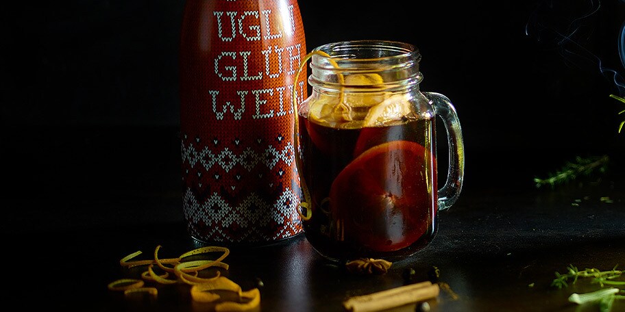 Glühwein met sinaasappel en kruiden