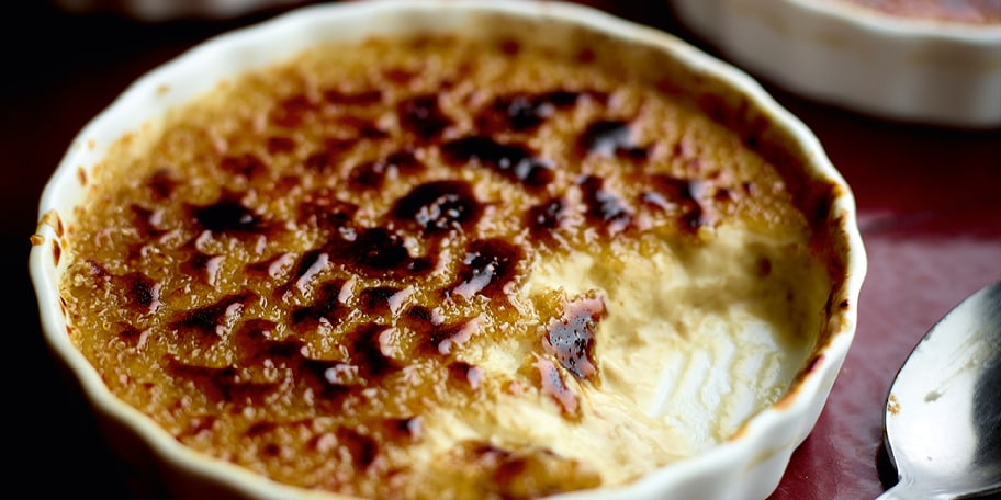 Crèmes brûlées au café et sucre de canne