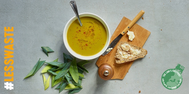 Velouté de patates douces aux poireaux