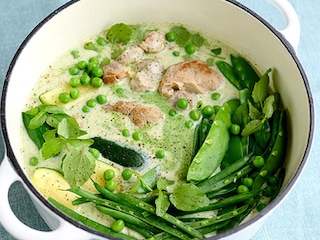 Blanquette de veau au yaourt et au cresson