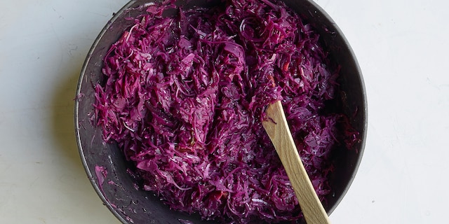 Chou rouge aux pommes