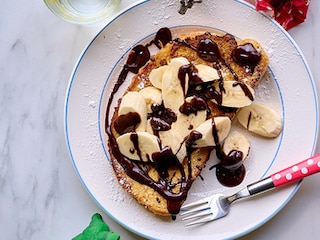 Pain perdu banana split