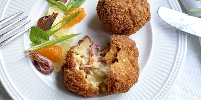 Croquettes de crevettes de luxe