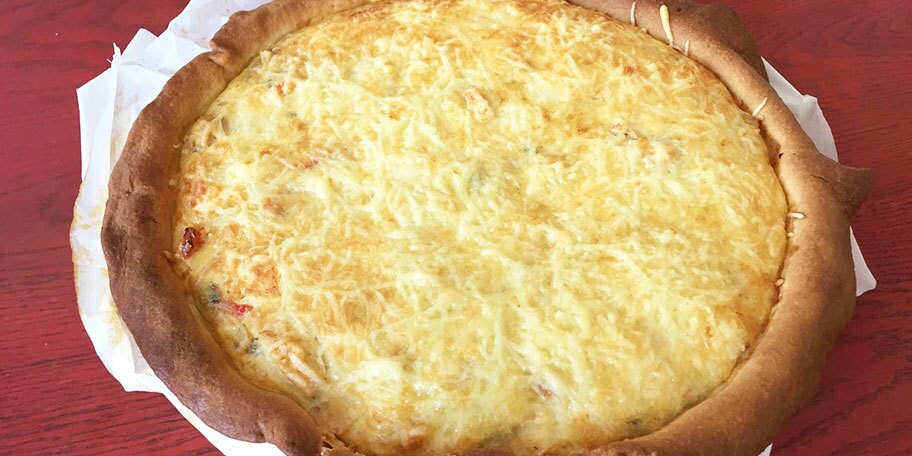 Quiche met kip