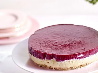 Cheesecake vegan aux fruits rouges