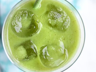 Smoothie aux haricots verts