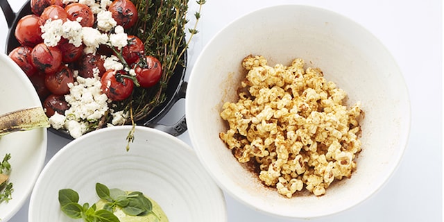 Popcorn met ras el-hanout