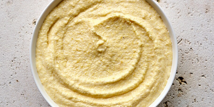 Smeuïge polenta met mascarpone en grana padano