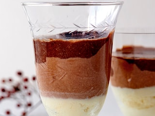 Trio van chocolademousse