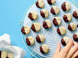 Banaan-kokos-chocoladesnoepjes