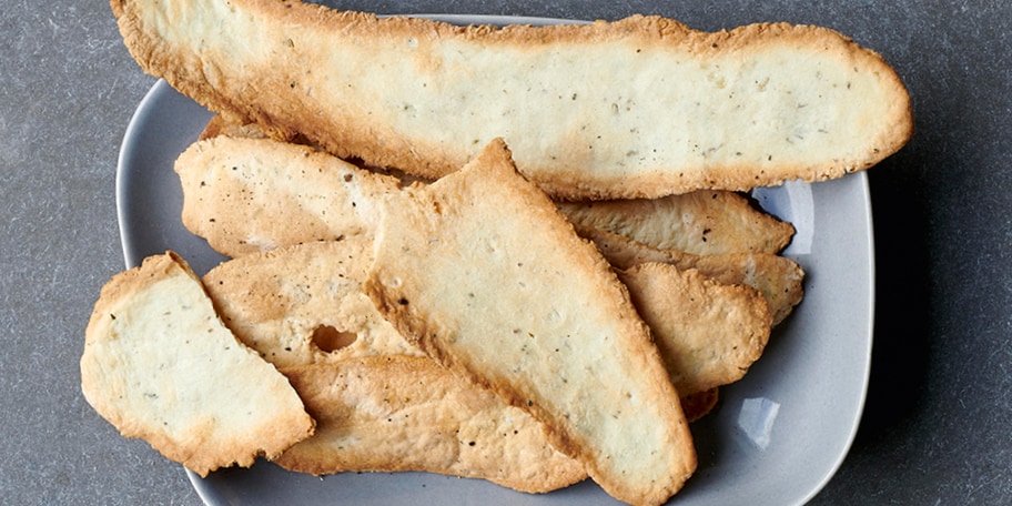 Flatbreads aux herbes de Provence