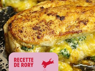 Filets de poulet farcis au brocoli et au fromage