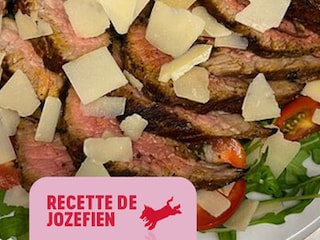 Tagliata de bœuf aux tagliatelles