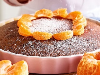 Gâteau au spéculoos et aux clémentines