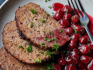 Pain de viande aux cerises