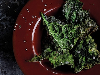 Chips van groene kool