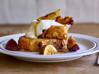 Pain perdu aux figues fraîches