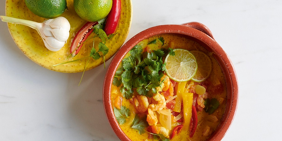 Moqueca met garnalen