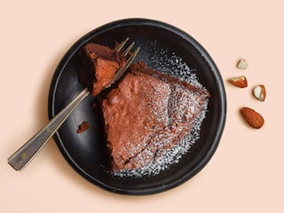 Fondant au chocolat et aux amandes